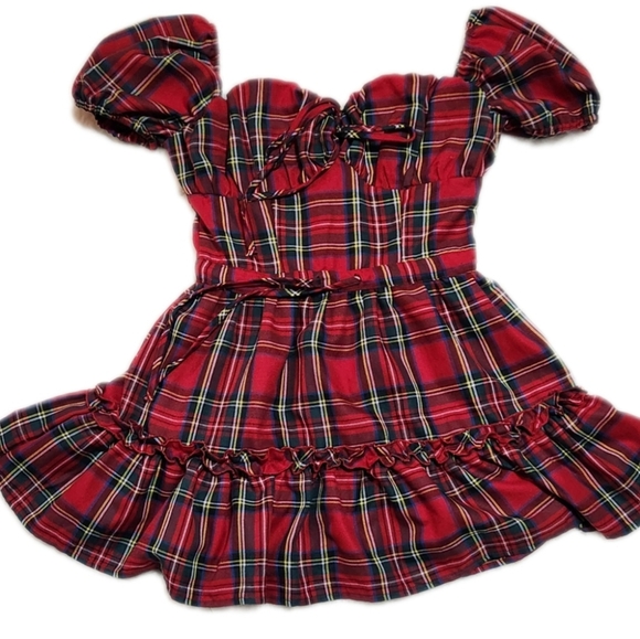 Love Too True Alice Puff Sleeve Dress - Picture 4 of 6